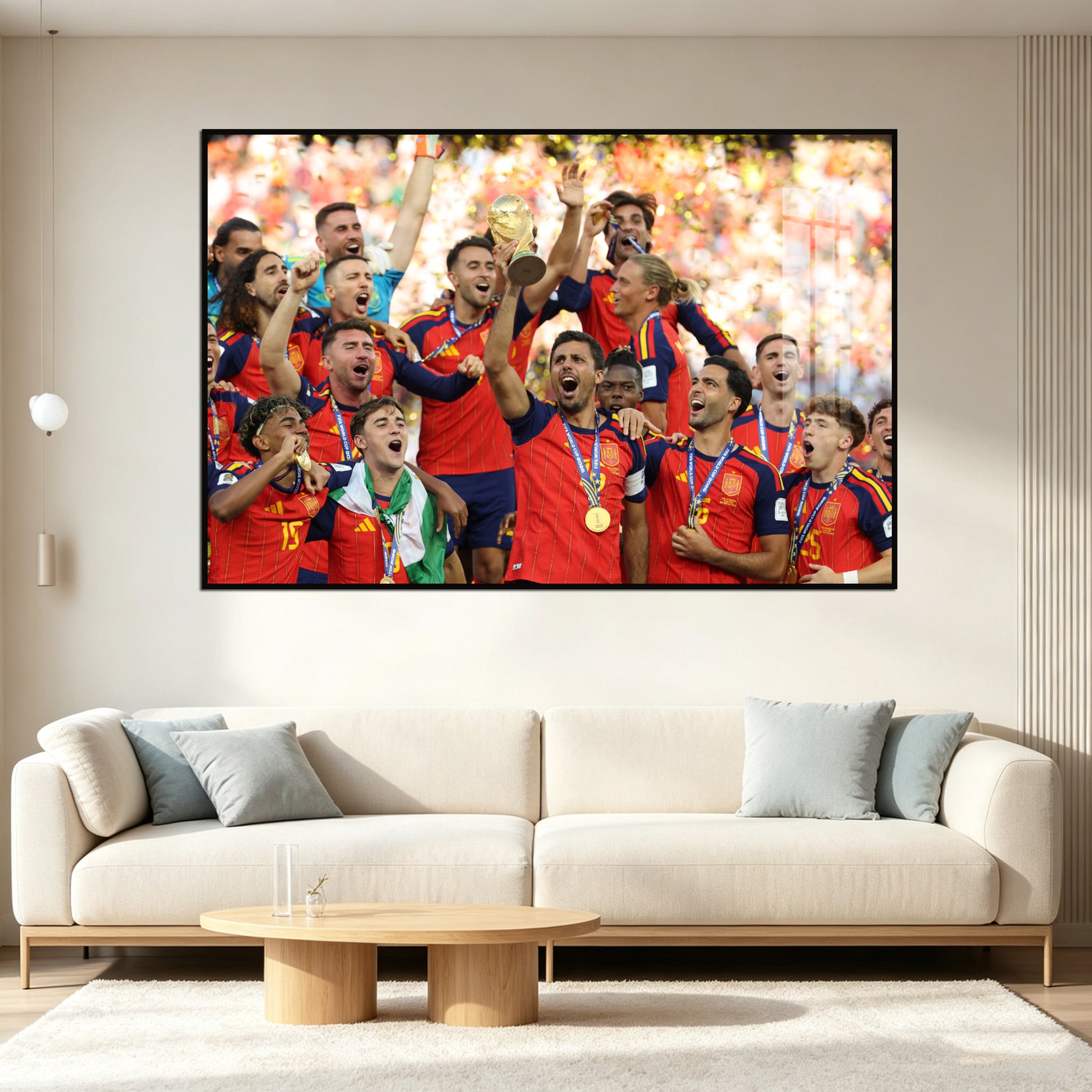 Spain 2026 World Cup Champions Wall Art