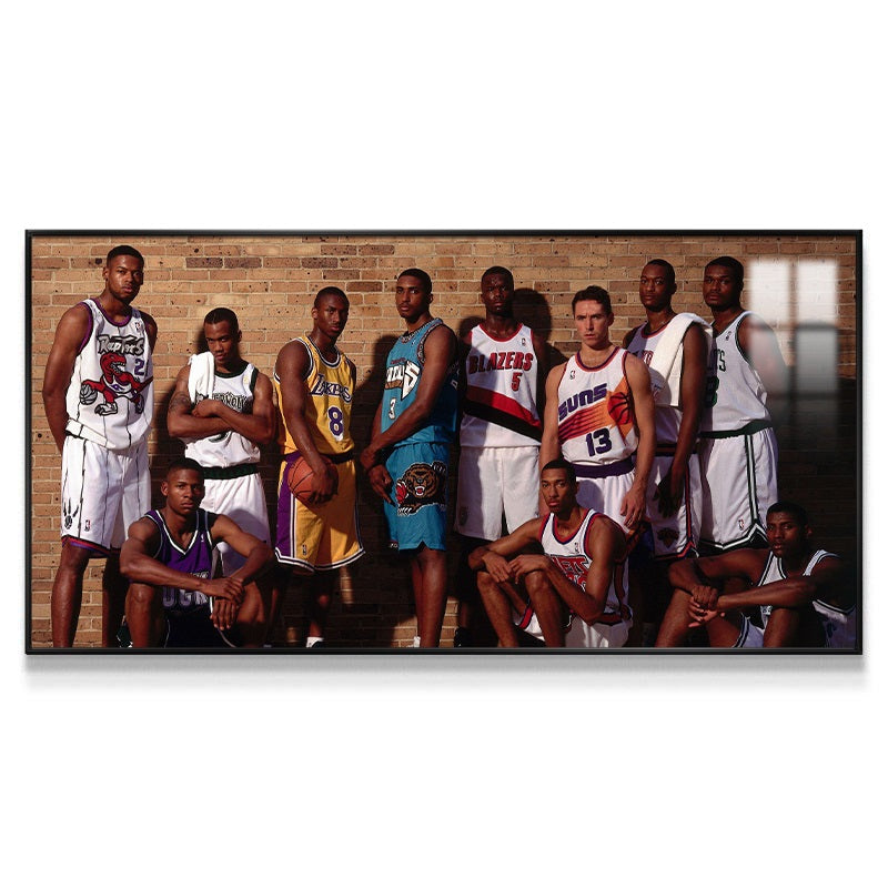 1996 NBA “Golden Generation” Wall Art – Legendary Players Tribute Poster for Home Decor