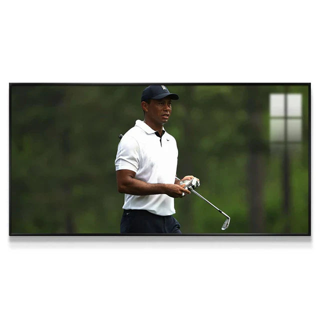 Tiger Woods 2:1 WallArt - Crystal Porcelain Painting - Aluminum Frame