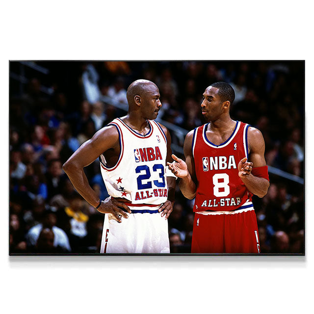 Jordan 🏀 & Kobe 🐍 | Free-Throw Line Dunk Wall Art