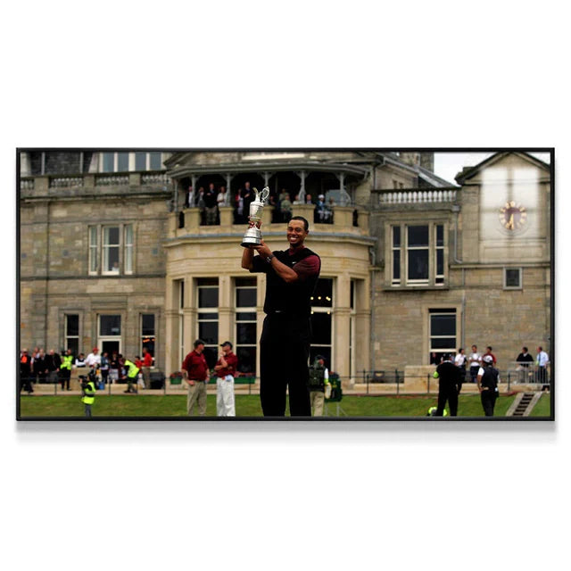 Tiger Woods 2:1 WallArt - Crystal Porcelain Painting - Aluminum Frame