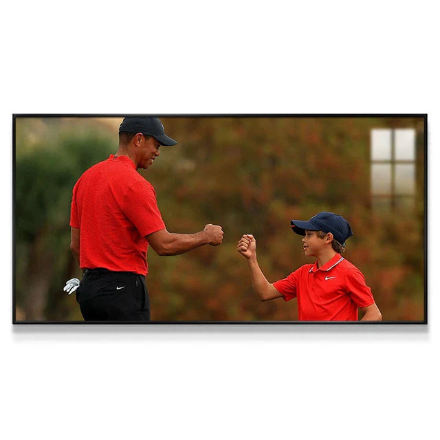 Tiger Woods 2:1 WallArt - Crystal Porcelain Painting - Aluminum Frame