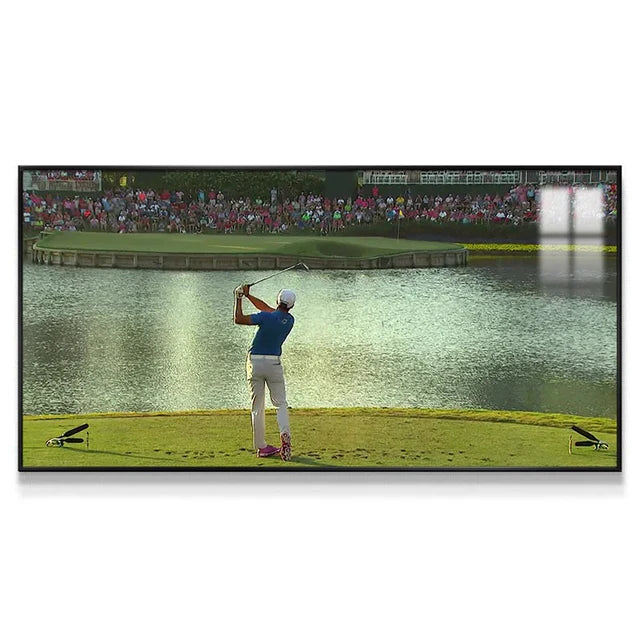 Rickie Fowler 2:1 WallArt - Crystal Porcelain Painting - Aluminum Frame