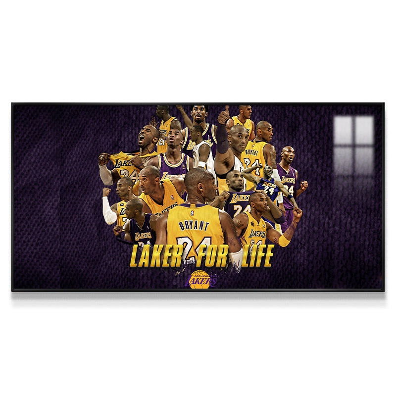 Kobe Bryant 🐍 Lakers Wall Art – Inspirational Basketball Poster for Living Room & Bedroom Decor