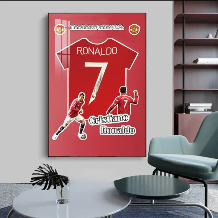 CRISTIANO RONALD'S JERSEY WallArt (GRAPHIC JERSEY）
