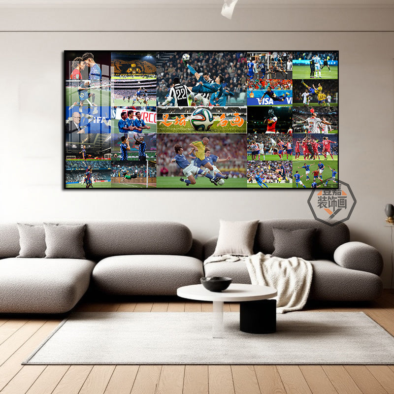 Football star Ronaldo Messi decorative painting