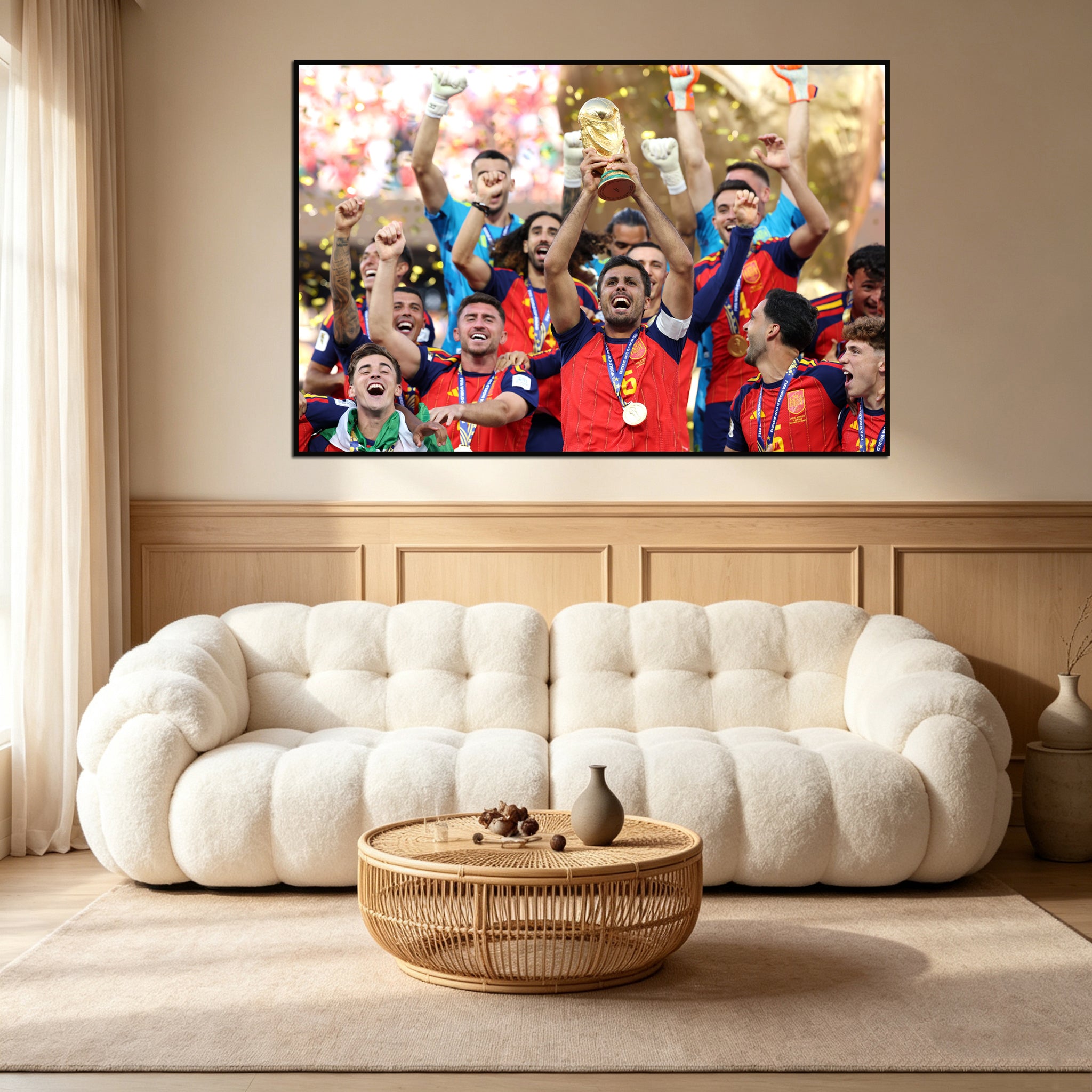 Spain 2026 World Cup Champions Wall Art