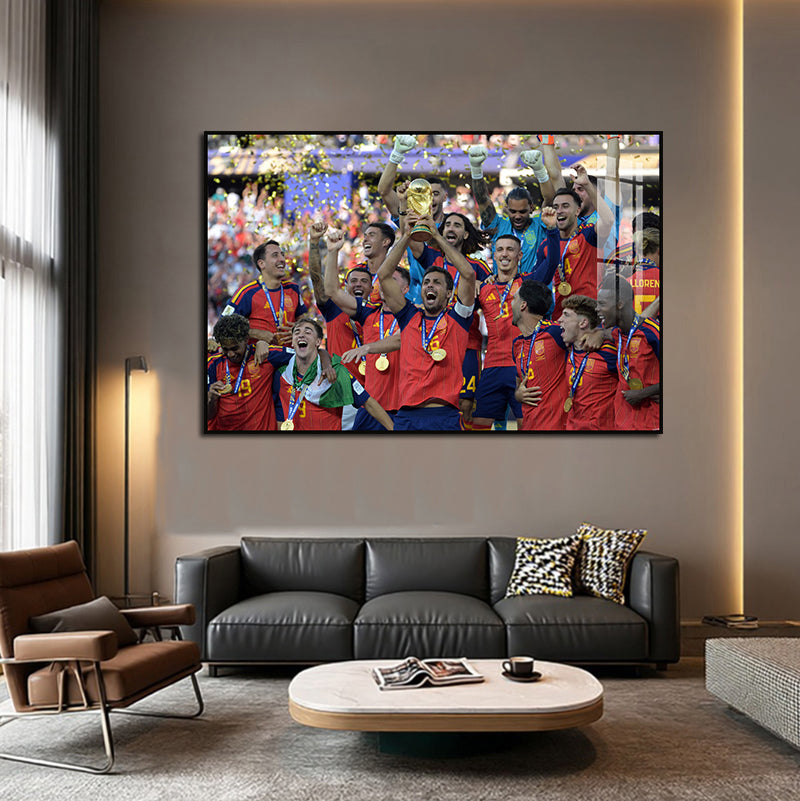 Spain 2026 World Cup Champions Wall Art
